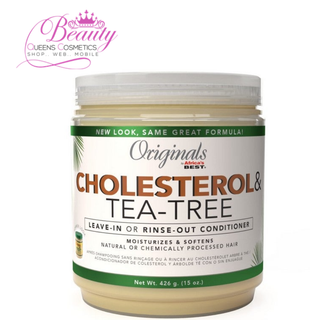 Africa’s Best Cholesterol Tea-Tree Oil Conditioner 426g | Rinse-Out & Leave-In