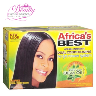 Africa's Best Herbal No Lye Relaxer System 1 Application – Super | Straight & Conditioned Hair