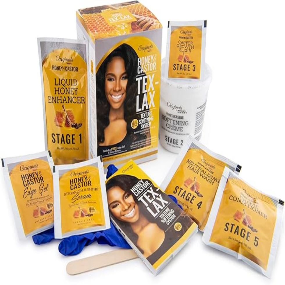 africa's best honey & castor tex-lax system texture softening kit 1 complete application