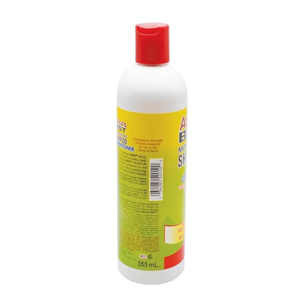 africa's best moisturizing shampoo with conditioner 355ml hydrate detangle nourish hair