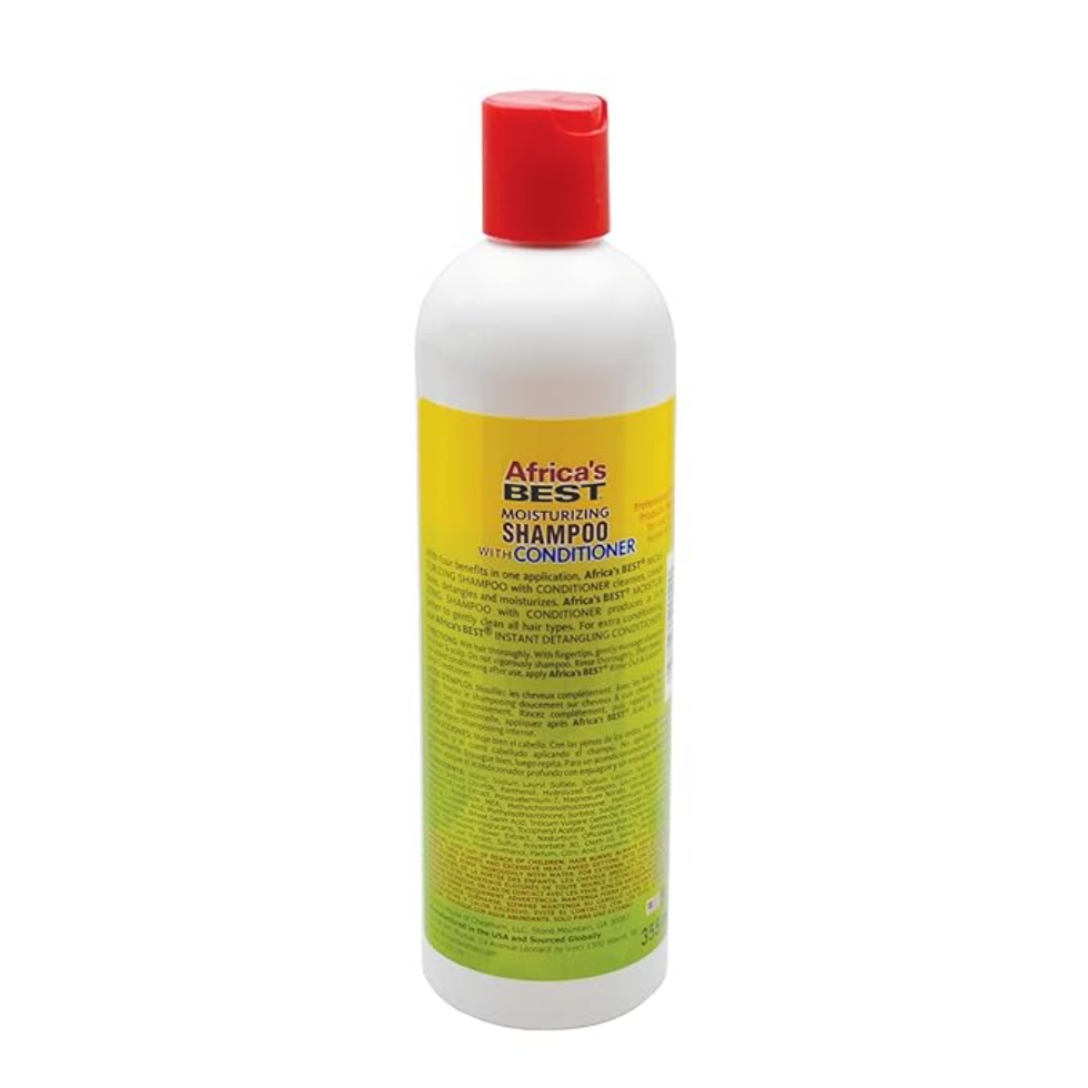 africa's best moisturizing shampoo with conditioner 355ml hydrate detangle nourish hair