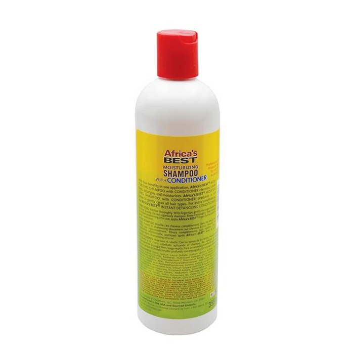 Africa's Best Moisturizing Shampoo With Conditioner 355ml | Hydrate, Detangle & Nourish Hair