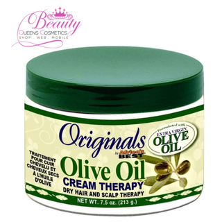 Africa’s Best Organics Olive Oil Cream Therapy 213g | Moisturize & Repair Hair