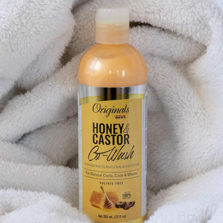 Africa's Best Originals Honey & Castor Co-Wash 355ml | Sulfate-Free Curl Cleanser