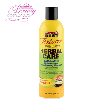 Africa's Best Shea Butter Herbal Care Sulfate-Free Moisturising & Conditioning Shampoo 355ml
