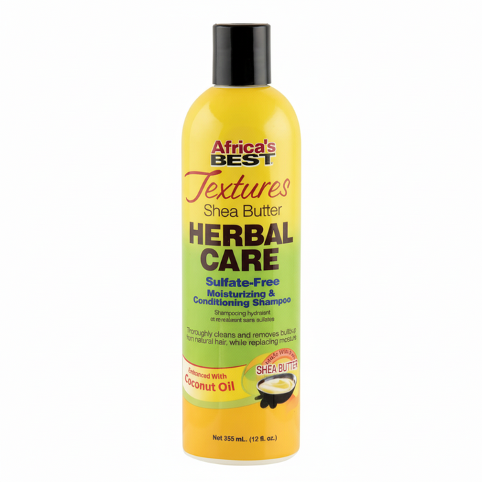 Africa’s Best Shea Butter Sulfate-Free Shampoo | Moisturizing Hair Care 355ml