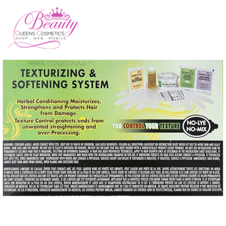Texture My Way Texturizing & Softening System 1 Complete Application | No-Lye Hair Texturizer