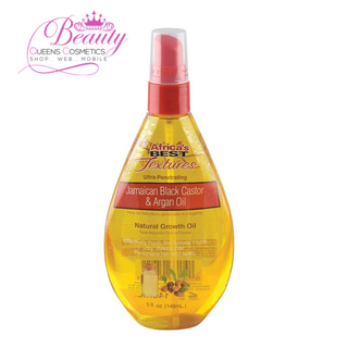 Africa's Best Textures Jamaican Black Castor & Argan Oil 148ml | Hair Growth Care