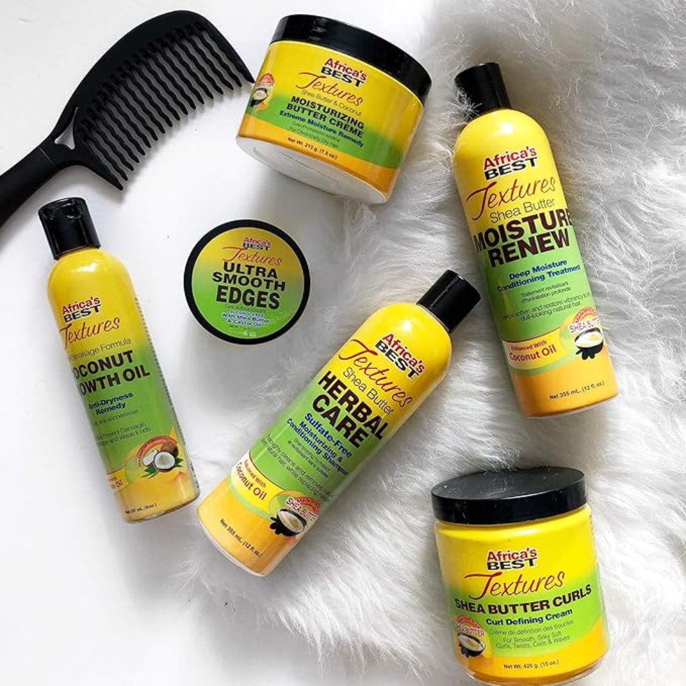 africas best textures ultra smooth edges firm hold edge control gel smooth frizz free sleek shiny hair styling edges gel