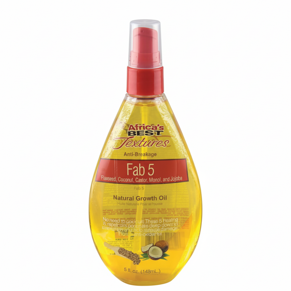 africa's best fab 5 natural oils 148ml hair growth scalp therapy