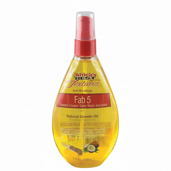 africa's best fab 5 natural oils 148ml hair growth scalp therapy