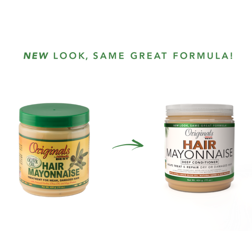 africa's best hair mayonnaise deep conditioner 15oz repair & moisturize
