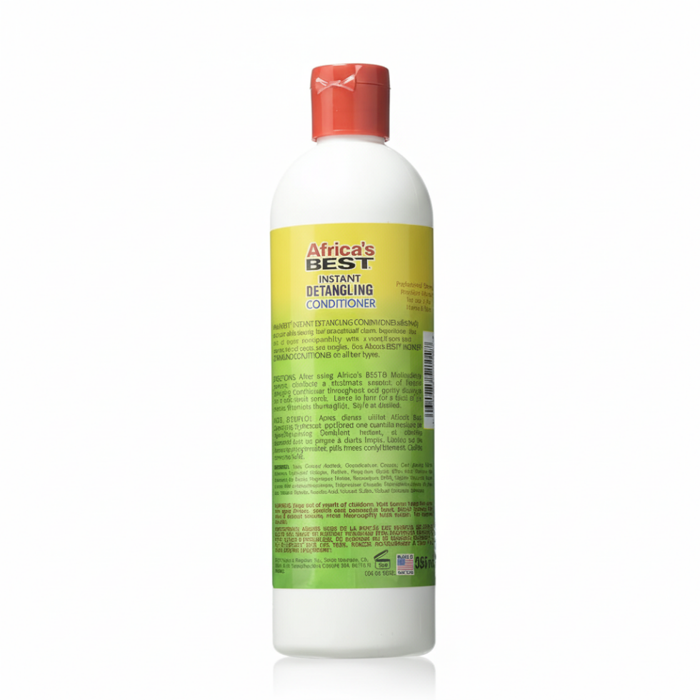 africa's best instant detangling conditioner 355ml smooth manageable tangle-free hair