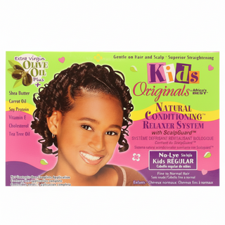 africa's best kids organics organic conditioning relaxer system with scalpguard no lye regular