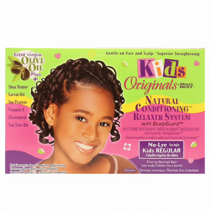 Africa's Best Kids Organics Organic Conditioning Relaxer System With Scalpguard - No Lye Regular