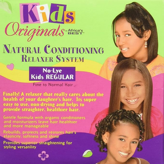 africa's best kids organics organic conditioning relaxer system with scalpguard no lye regular