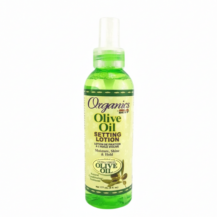 Africa’s Best Olive Oil Setting Lotion 177ml | Firm Hold & Shine