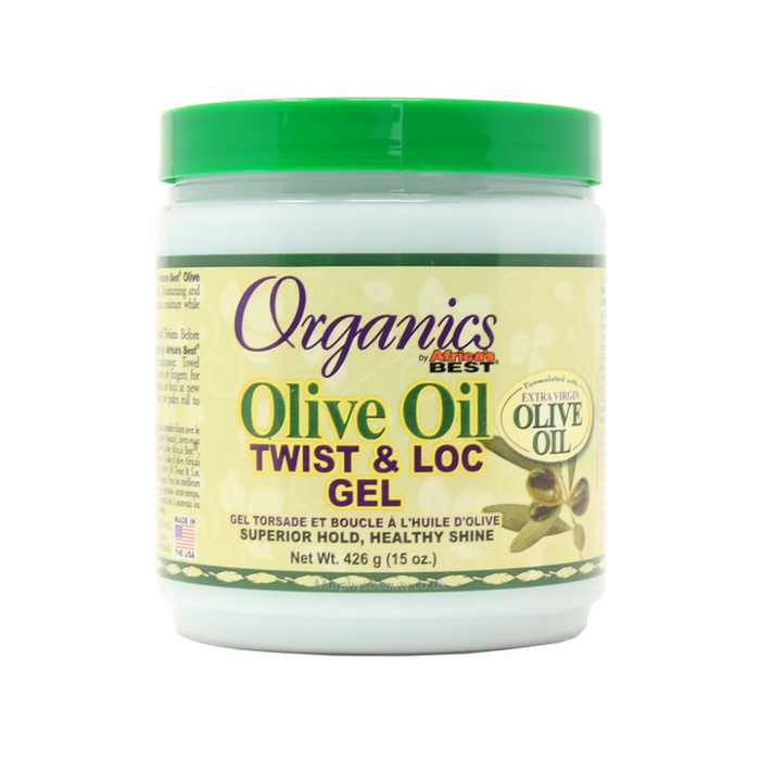 Africa’s Best Olive Oil Twist & Loc Gel | Strong Hold Styling & Moisturizing Gel
