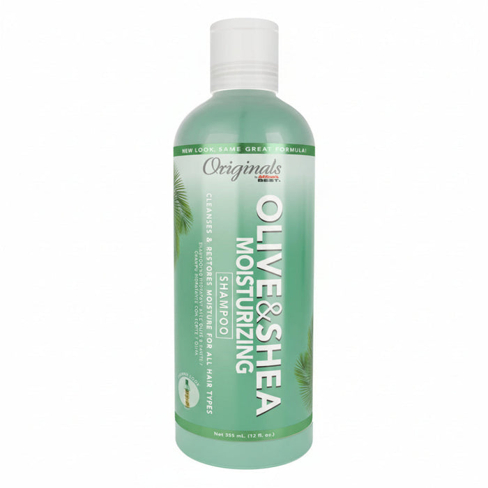 Africa's Best Olive & Shea Moisturizing Shampoo 355ml | Hydrate, Strengthen & Promote Hair Growth