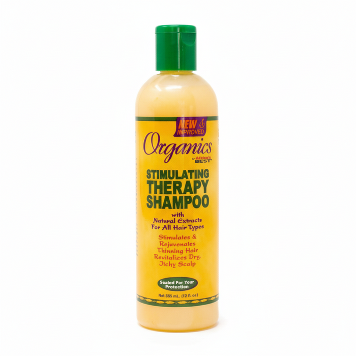 Africa’s Best Organics Stimulating Therapy Shampoo | Hair Growth & Scalp Care