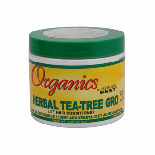 africas best organics herbal tea tree gro lite hair conditioner scalp care lightweight moisturizing strengthening soft shiny healthy hair treatment