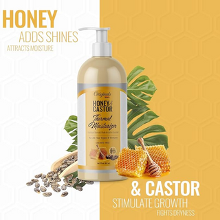 africa's best originals honey castor thermal moisturizer 177ml hydrate protect hair