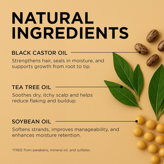 African Pride Black Castor Miracle Hair & Scalp Sealing Oil 177ml- Moisturize & Strengthen