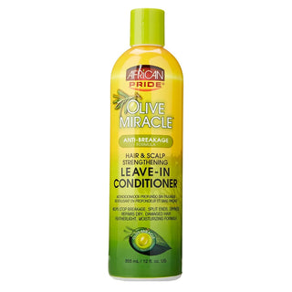 AFRICAN PRIDE OLIVE MIRACLE LEAVE-IN CONDITIONER 355ML/12OZ