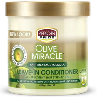African Pride Olive Miracle Anti-Breakage Formula Leave-In Conditioner 425g/15oz