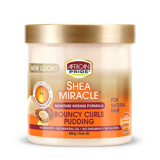 african pride shea miracle bouncy curls pudding 425g/15oz