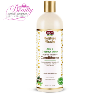 African Pride Aloe & Coconut Water Conditioner – 12oz Hydrate & Strengthen Curls