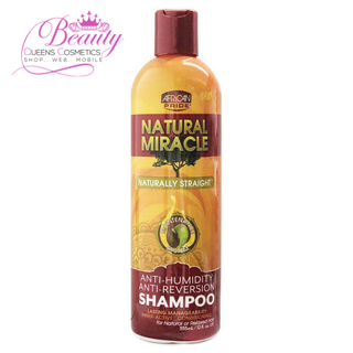 African Pride Anti-Humidity Reversion Shampoo – 12oz Smooth, Frizz-Free, Manageable Hair