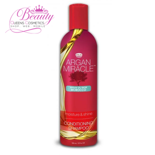 African Pride Argan Miracle Conditioning Shampoo  – 355ml Hydrate & Strengthen
