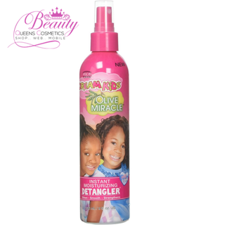 African Pride Dream Kids Olive Miracle Instant Moisturizing Detangler – 8oz Tangle-Free & Shiny Hair