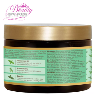 African Pride Feel It Formula Pre-Wash Detangler – 12oz Peppermint, Rosemary & Sage