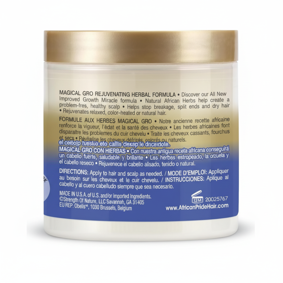 African Pride Magical Gro maximum herbal strength 5.3oz for nourishing scalp and supporting healthy hair growth care