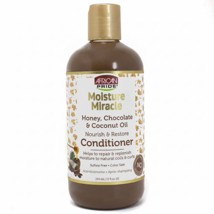 African Pride Honey Chocolate & Coconut Oil Conditioner 354ml | Deep Moisture Hair Repair Care