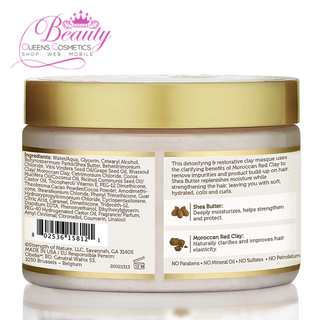 African Pride Moisture Miracle Moroccan Clay & Shea Butter Heat Activated Masque 340g/12oz Unisex