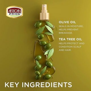 African Pride Olive Miracle 2-in-1 Shampoo & Conditioner– 12oz Repair & Moisturize