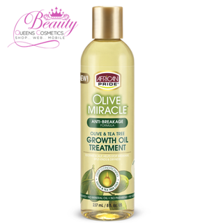 African Pride Olive Miracle Olive & Tea Tree Growth Oil Treatment 237ml/8oz
