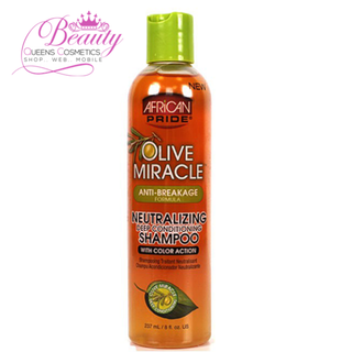 African Pride Olive Miracle Neutralizing Deep Conditioning Shampoo – 237ml