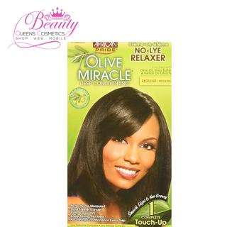 African Pride Olive Miracle No Lye Relaxer 1 Complete Application - Regular