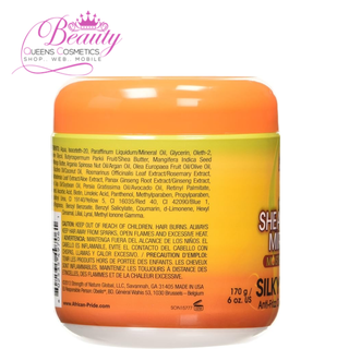 African Pride Shea Miracle Silky Edges Anti-Frizz Conditioning  Gel 170g  for Smooth, Defined Hair