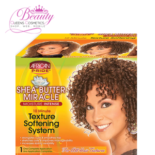 African Pride Shea Butter Miracle Texture Softening Elongating System-1 Application