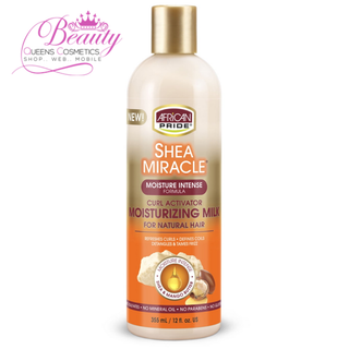 African Pride Shea Miracle Curl Activator Moisturizing Milk  355ml - Frizz Control