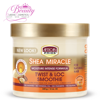 African Pride Shea Miracle Twist & Loc Smoothie 340g Define, Hydrate & Smooth Curls