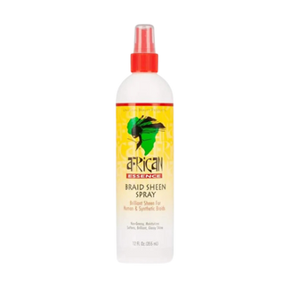 african essence braid sheen spray 355ml shine anti itch braid hair care spray scalp moisturizer