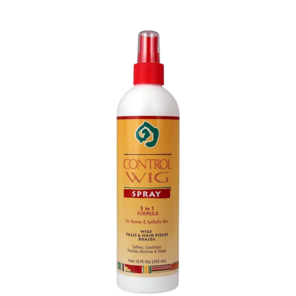 african essence control wig 3 in 1 spray 355ml wig shine detangle condition care for wigs