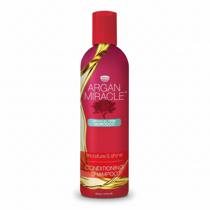 African Pride Argan Miracle Conditioning Shampoo 355ml | Hydrate & Strengthen