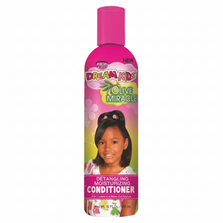 African Pride Dream Kids olive miracle detangling moisturizing conditioner 355ml for soft manageable kids hair care